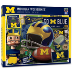 YouTheFan NCAA Michigan Wolverines Retro Series Puzzle (500-Pieces)