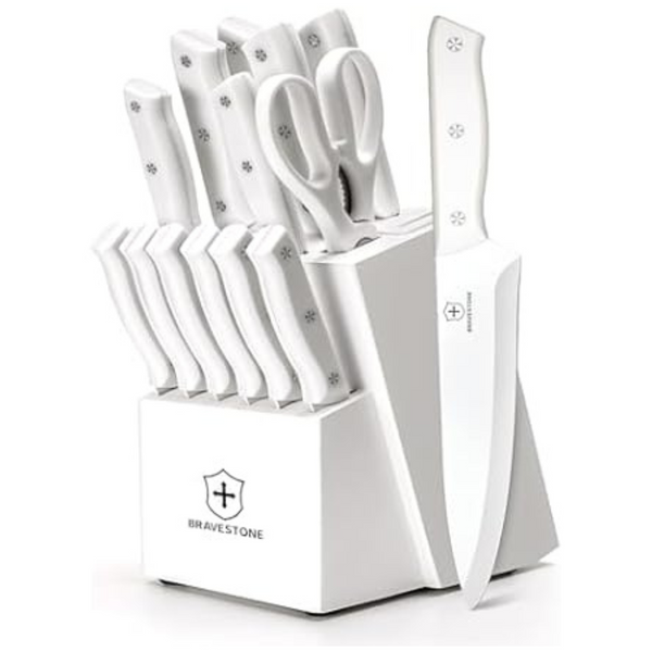 15-Piece Bravestone Kitchen Knife Set