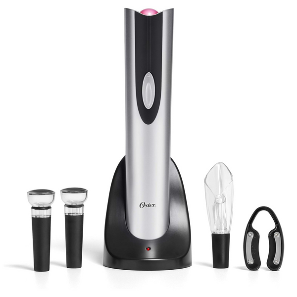 Oster Cordless Rechargeable Electric Wine Opener Wine Kit