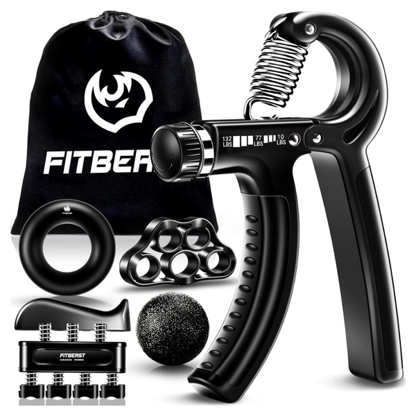 5-Pack FitBeast Hand Grip Strengthener Workout Kit (Various)