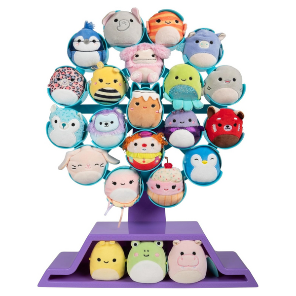 Squishmallows Original Micromallows Ferris Wheel Display Set – Includes 22 Micromallows