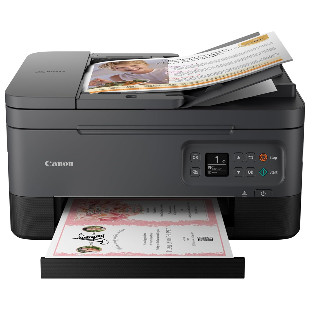 Canon PIXMA TR7020a All-In-One Wireless Color Inkjet Printer, With Duplex Printing, Mobile Printing