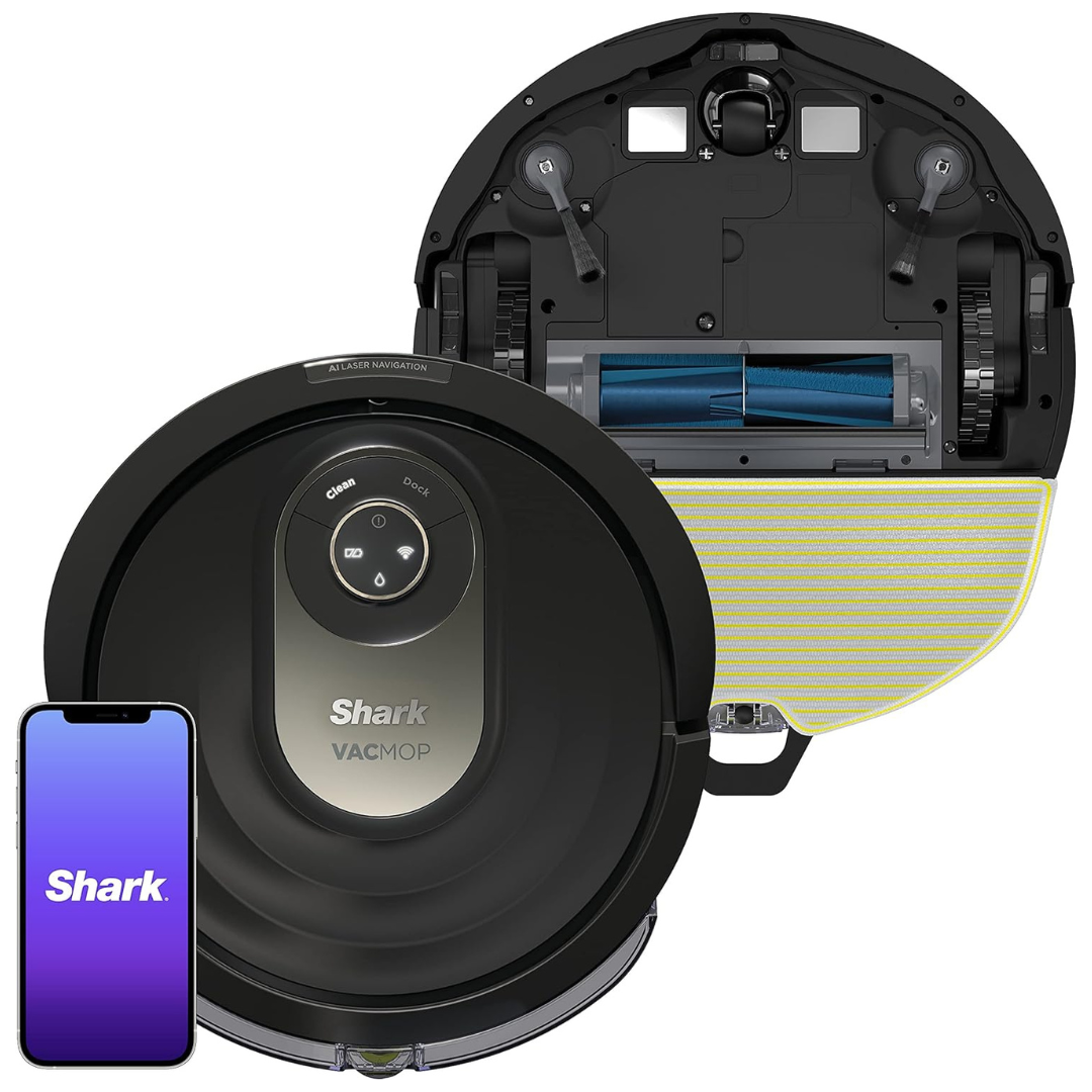 Shark AI Robot Vacuum & Mop, With Home Mapping (AV2001WD)