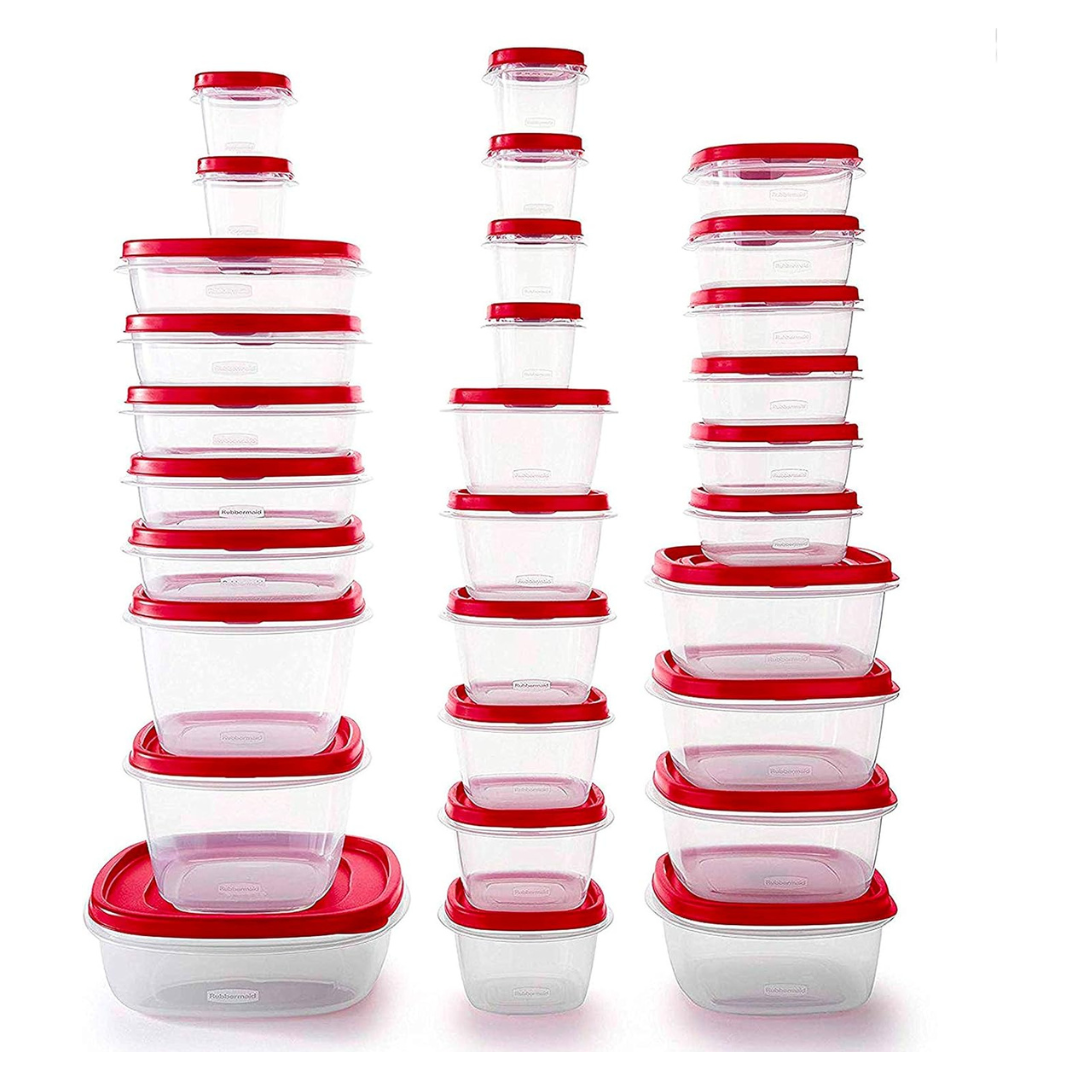 Rubbermaid 60-Piece Food Storage Containers With Lids