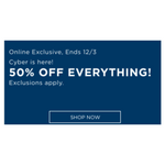 Old Navy Black Friday: 50% Off Everything!