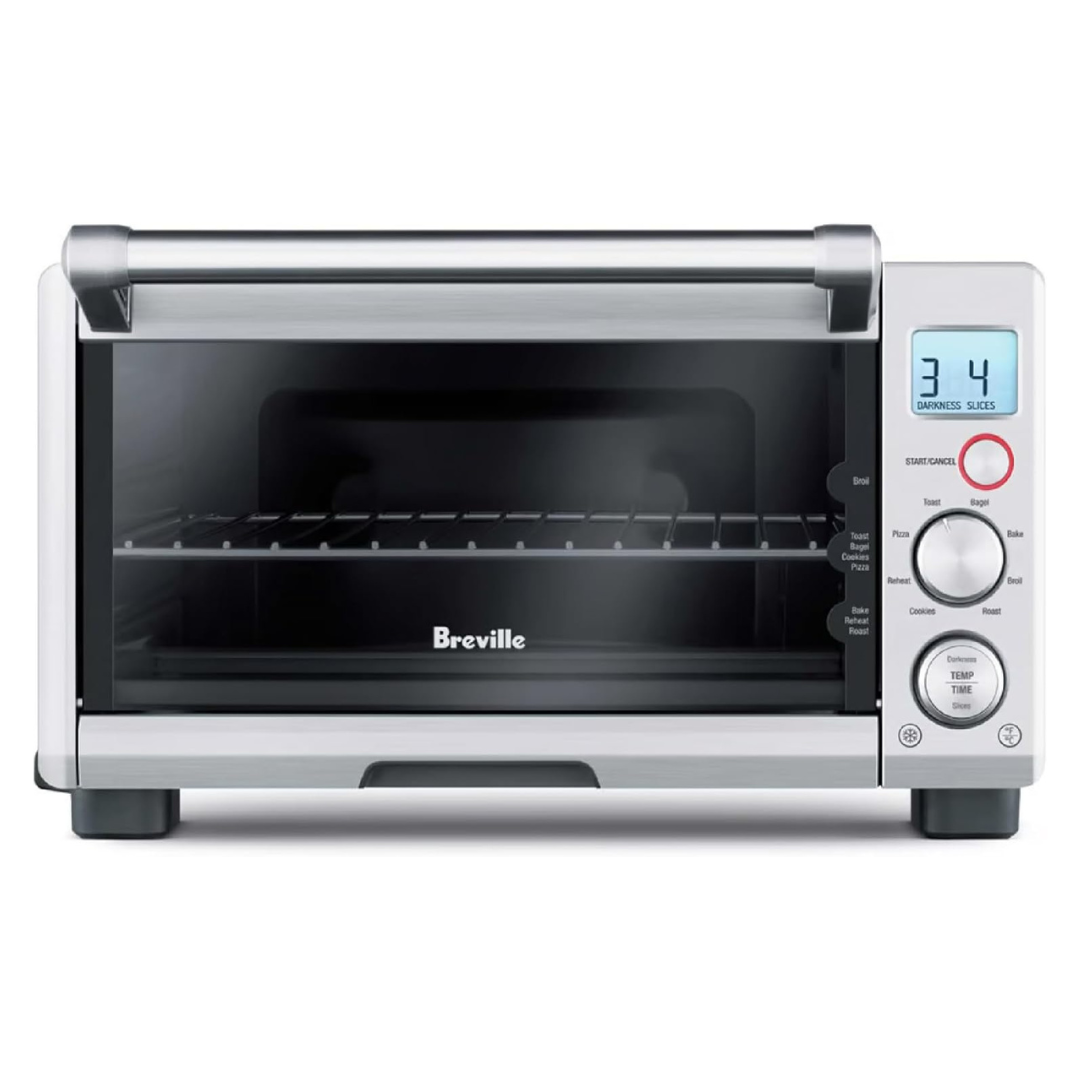 Breville BOV650XL Brushed Stainless Steel Compact Smart Oven Countertop Toaster Oven