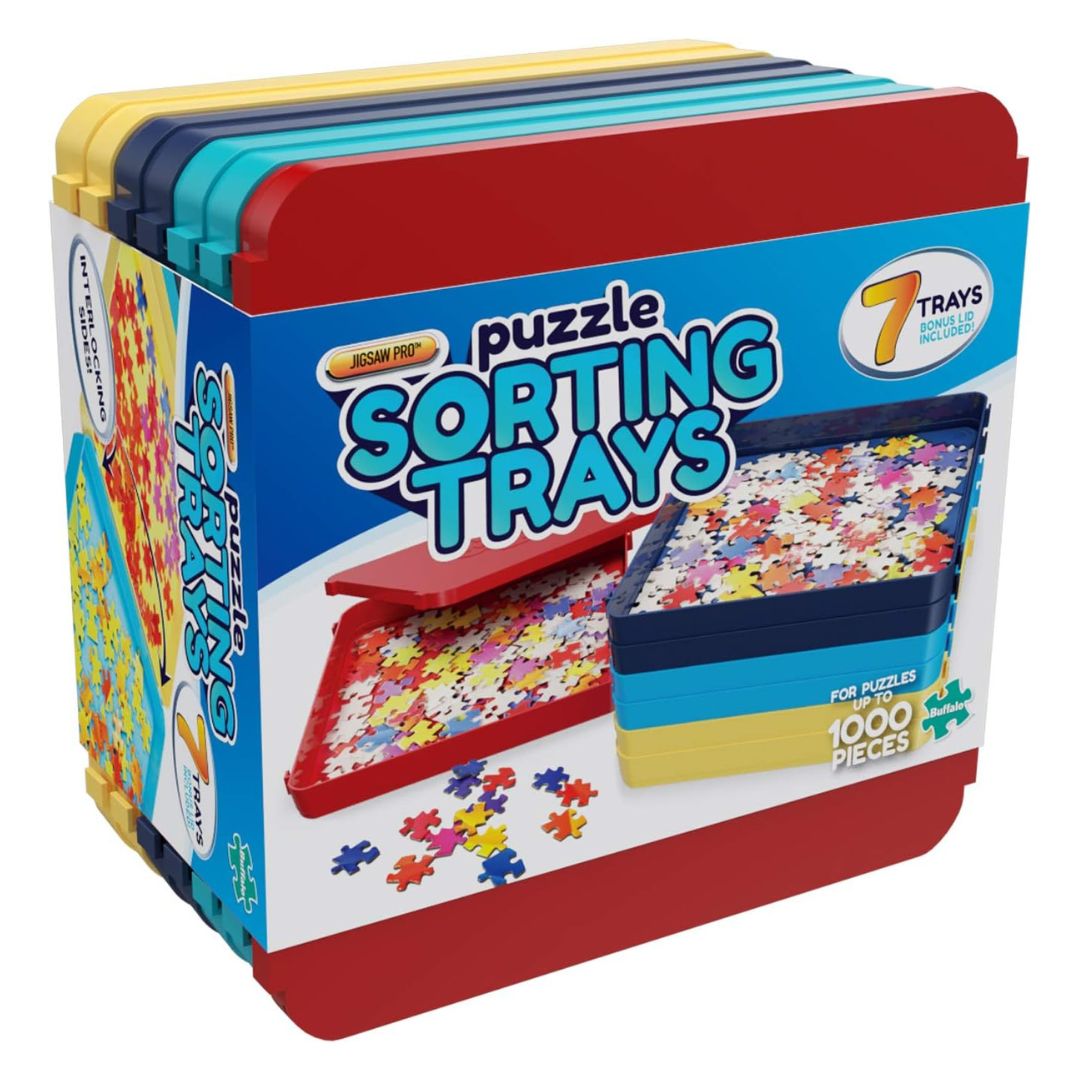 Buffalo Games – Puzzle Sorting Trays – 7 Count