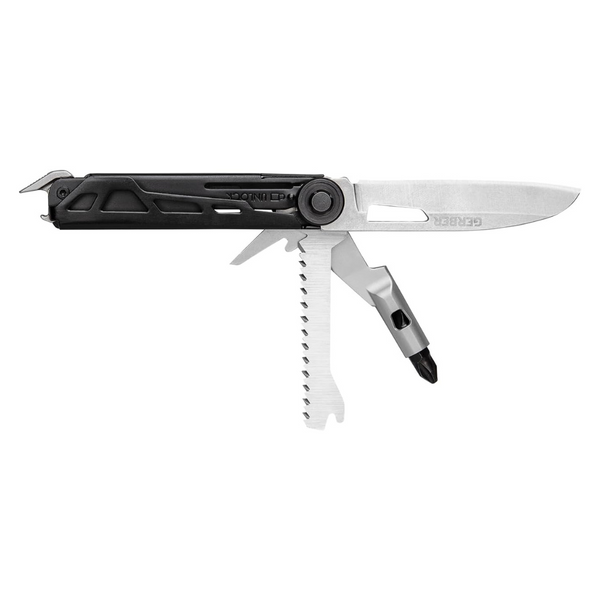 Gerber Gear Armbar Trade 8-In-1 Multi-tool – 2.5″ Plain Edge Blade, Pry Bar, Hammer