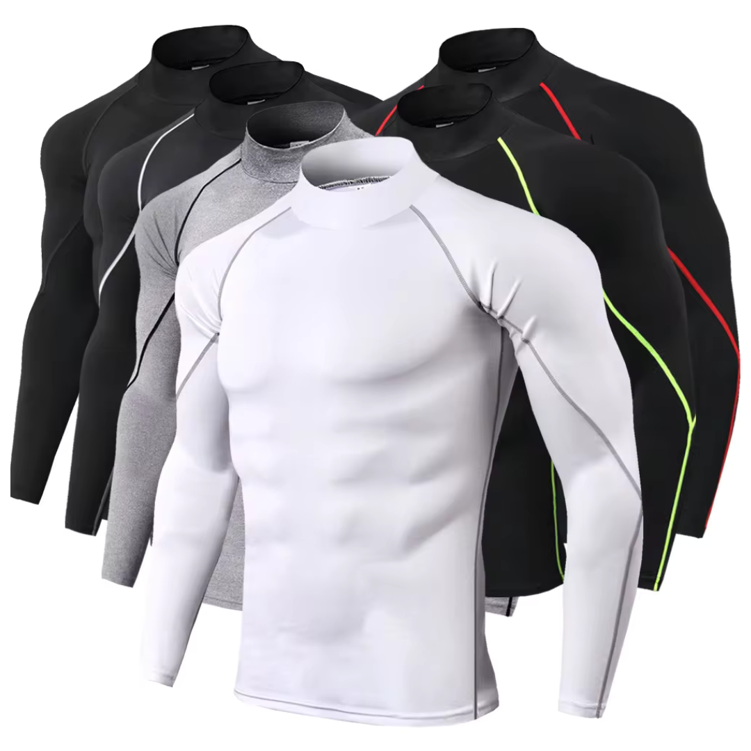 Men's Quick Dry Long Sleeve Compression Sport T-shirt (various colors)