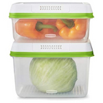 4-Piece Rubbermaid Produce Saver Food Storage Containers with Lids