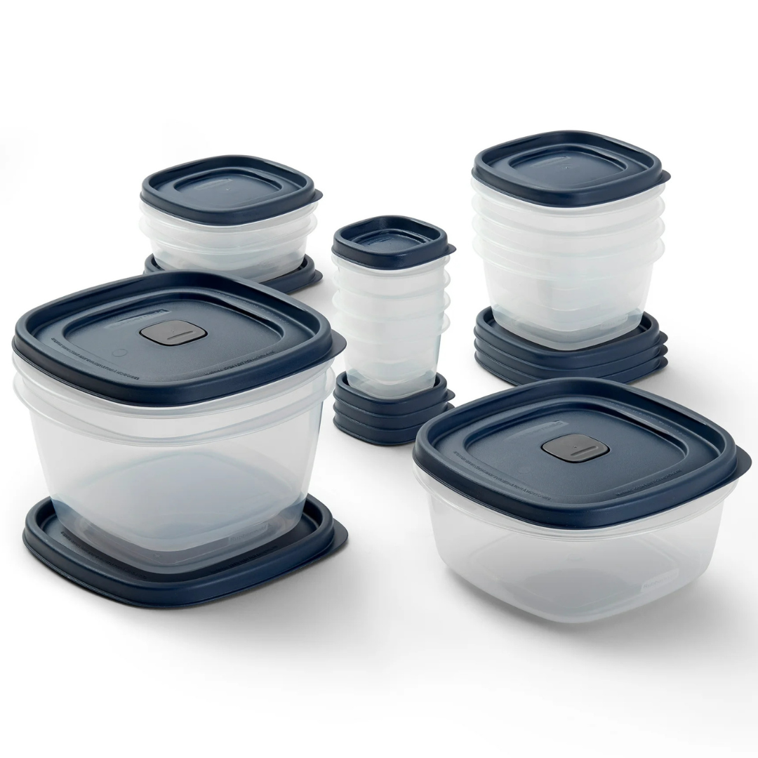 26-Piece Rubbermaid Easy Find Lids Food Storage Containers with Vented Lids