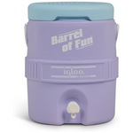 Igloo 2-Gallon Retro Party Water Jug Cooler (Lilac Breeze)