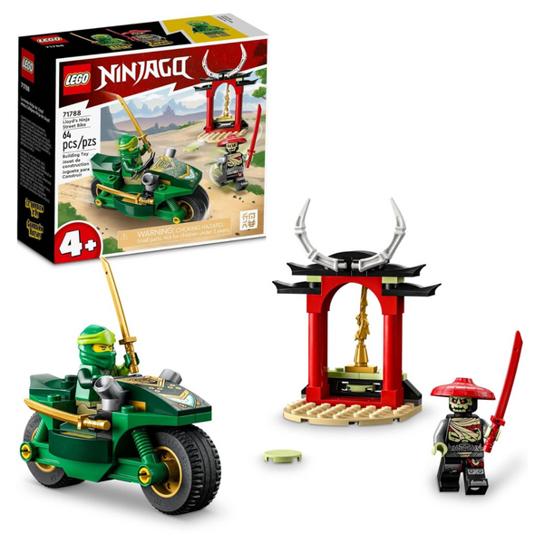 64-Piece LEGO Ninjago Lloyds Ninja Street Bike Toy Building Kit (71788)