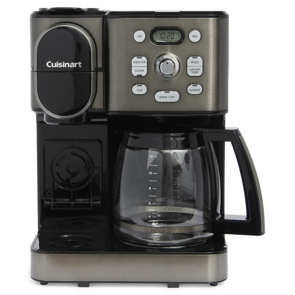 Cuisinart 12-Cup Hot And Iced Brew Coffee Center 2-In-1 Combo Brewer Coffee Maker