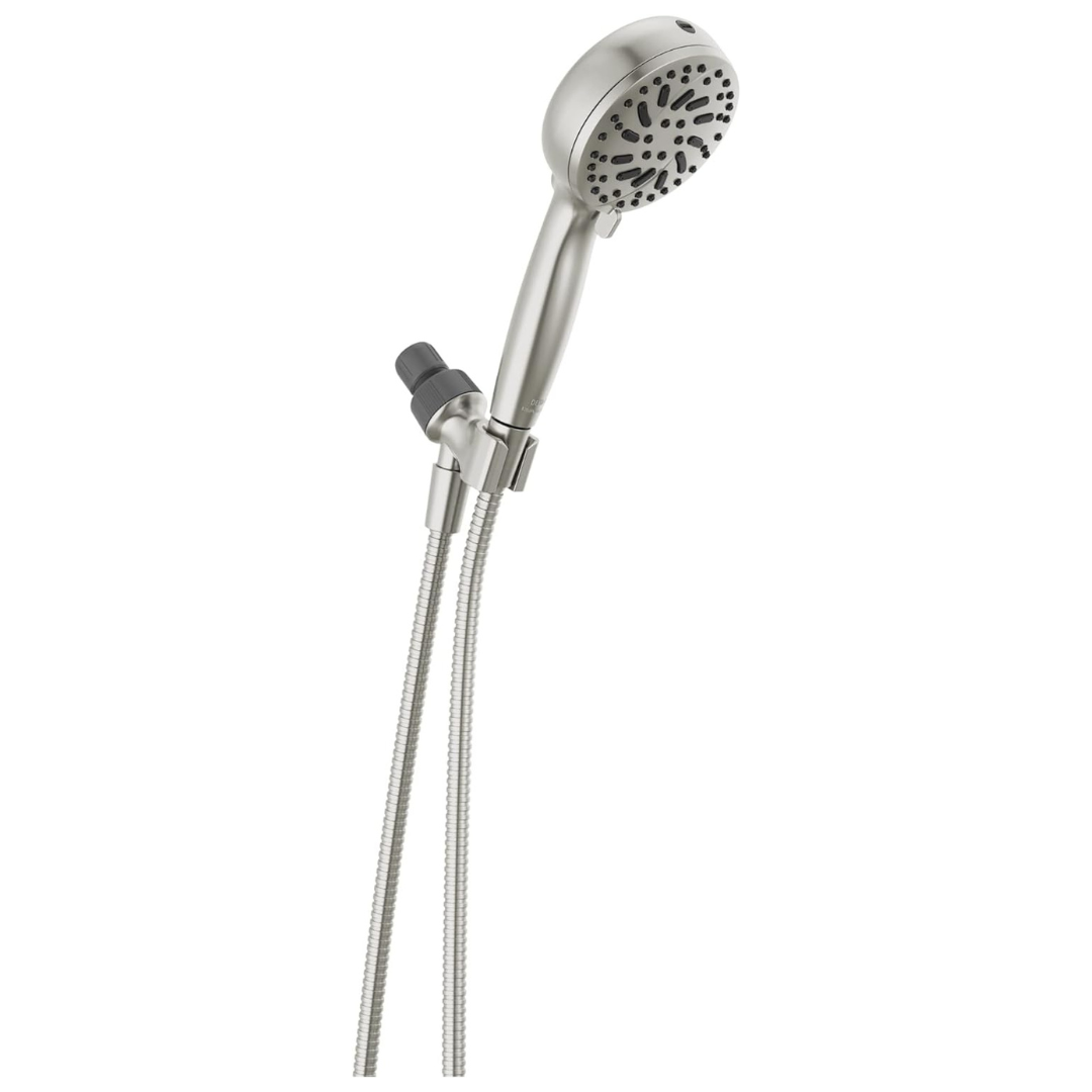 Delta Faucet ProClean Brushed Nickel Shower Head With Handheld