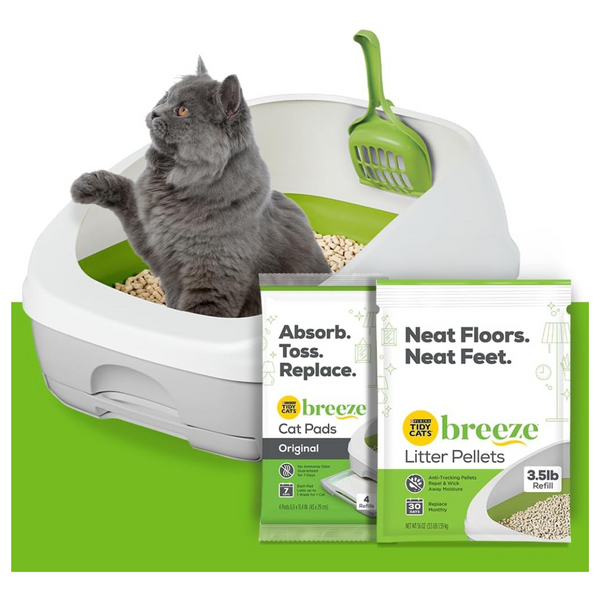 Purina Tidy Cats Litter Box Breeze System Starter Kit