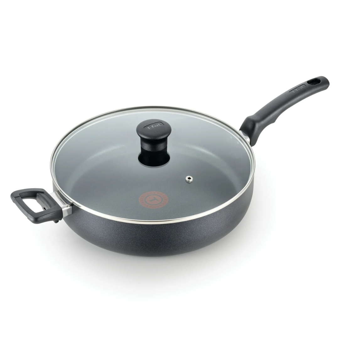 5-Qt. T-fal Non-Stick Jumbo Cooker With Lid (Black Or Blue)