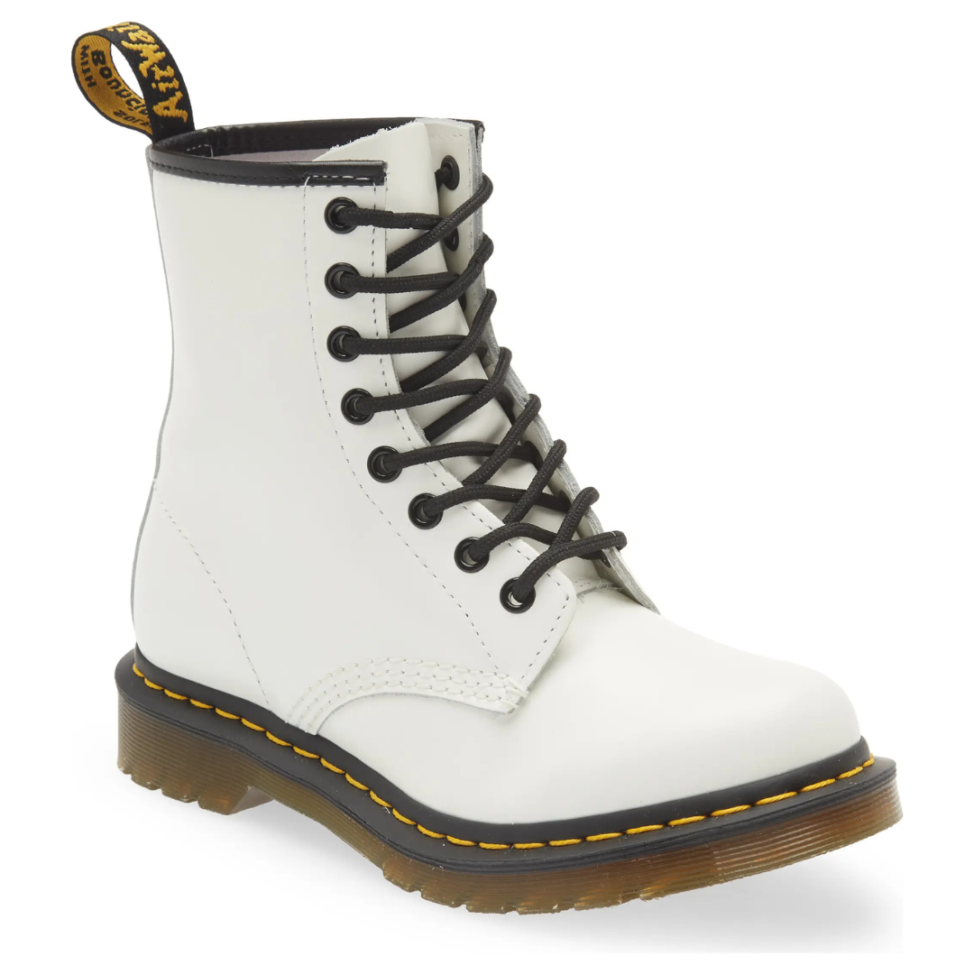 Dr. Martens Women's 1460 W Boots (White)