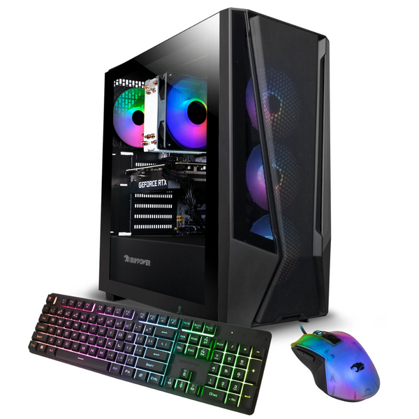 iBUYPOWER TraceMesh Gaming Desktop (i7-14700F / 32GB RAM / 1TB SSD / 8GB RTX 4060 Ti)