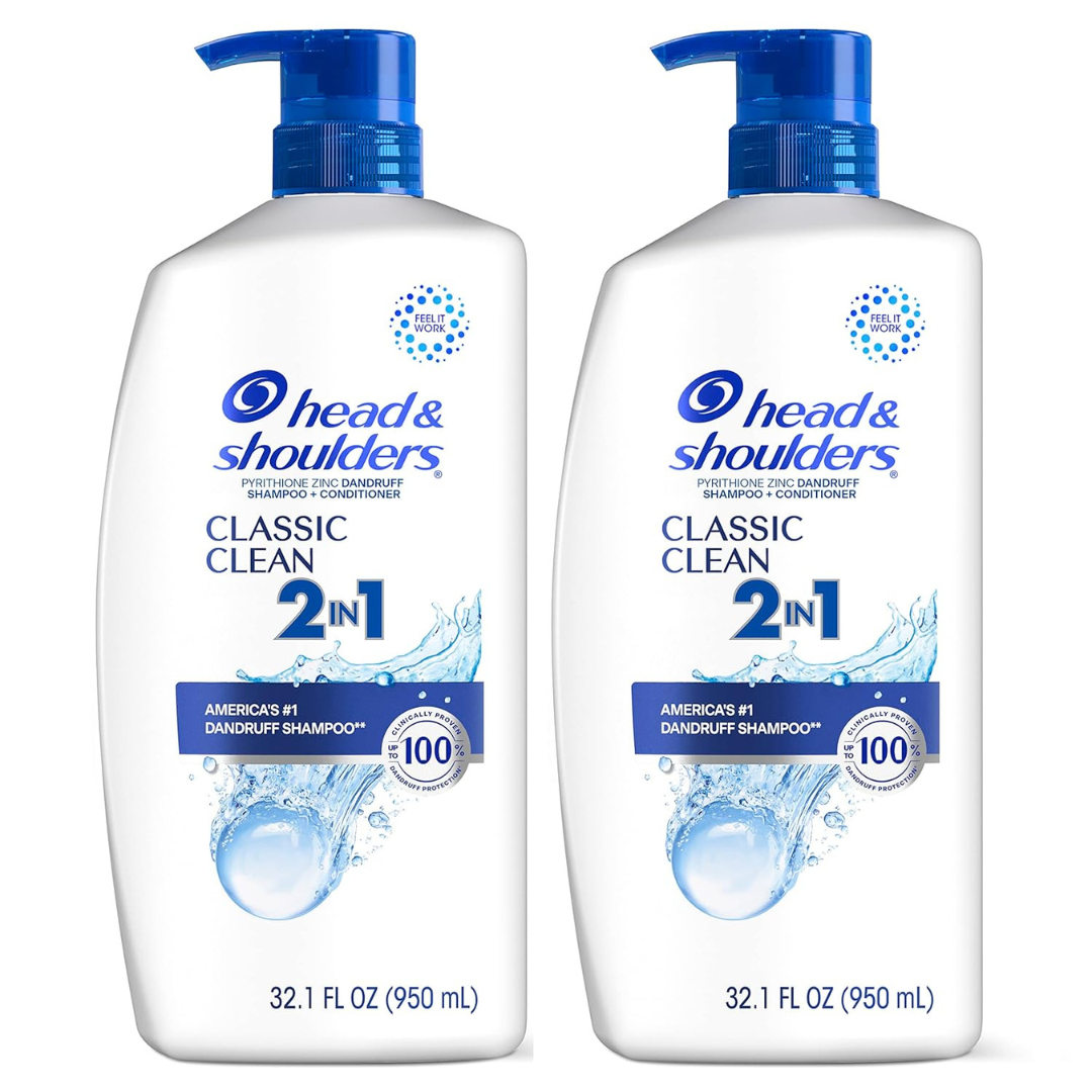 Set Of 2 Head & Shoulders Anti-Dandruff Shampoo & Conditioner (32.1 Oz)