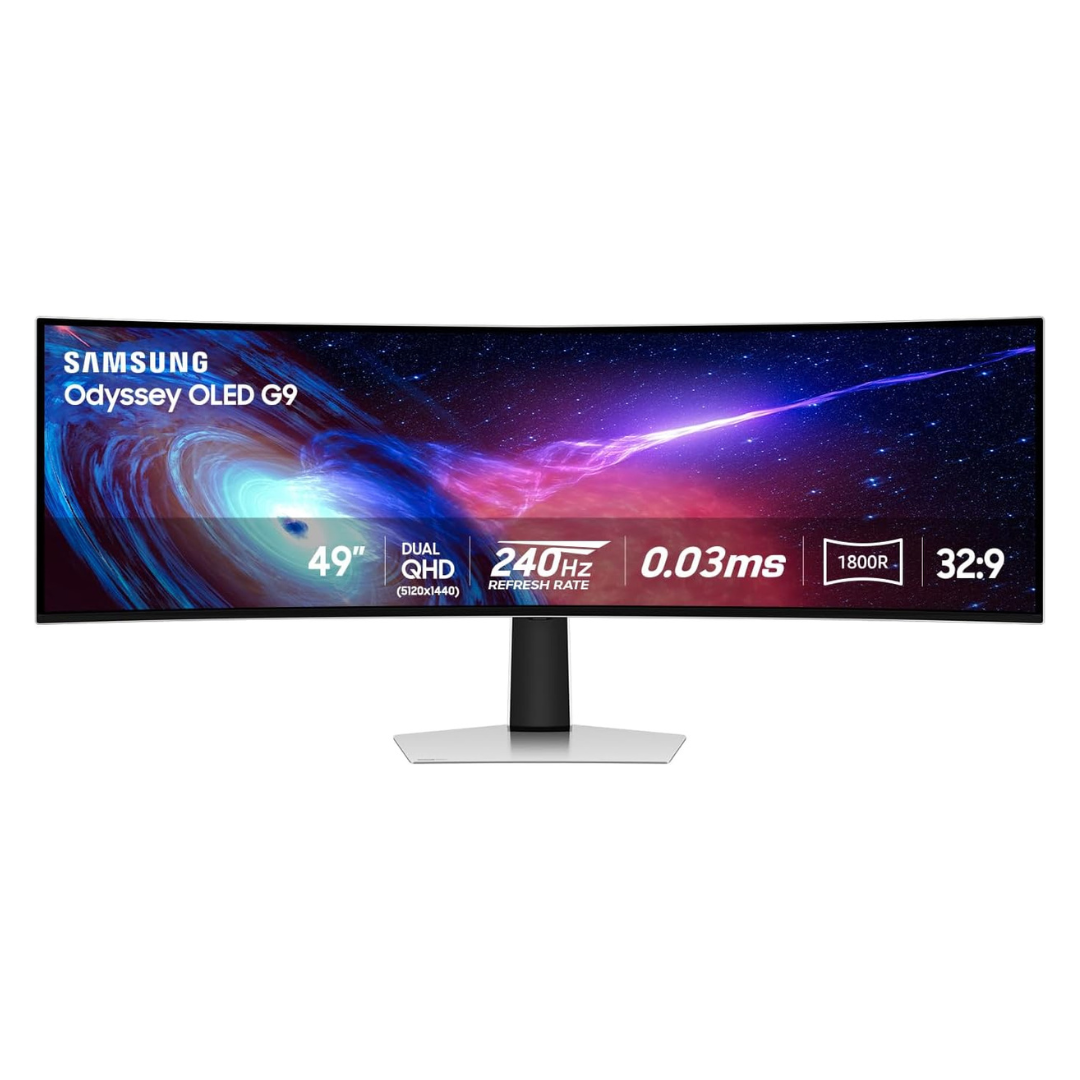 Samsung Odyssey G93SC 49" QHD Curved OLED HDR 400 Gaming Monitor