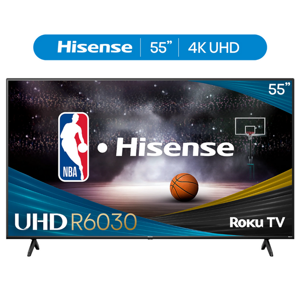 Hisense 55R6030N 55" 4K Ultra HDR Smart Roku TV (2024)