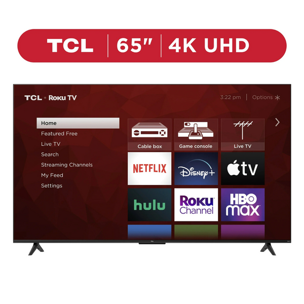 TCL 65S41BR 65" 4K Ultra HDR Smart LED Roku TV (2024)