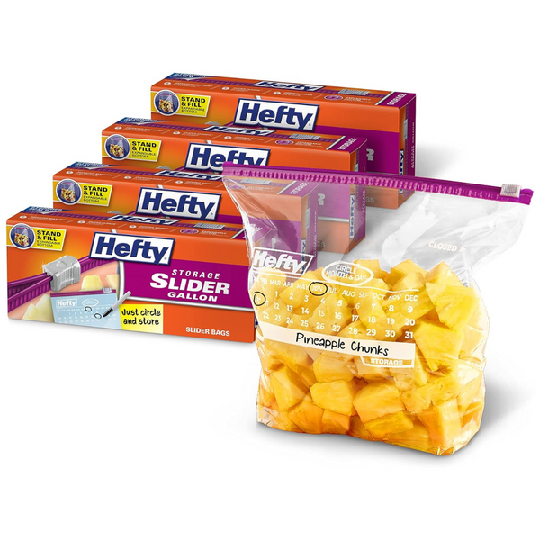 120-Count Hefty Slider Storage Calendar Bags (30 Gallons)