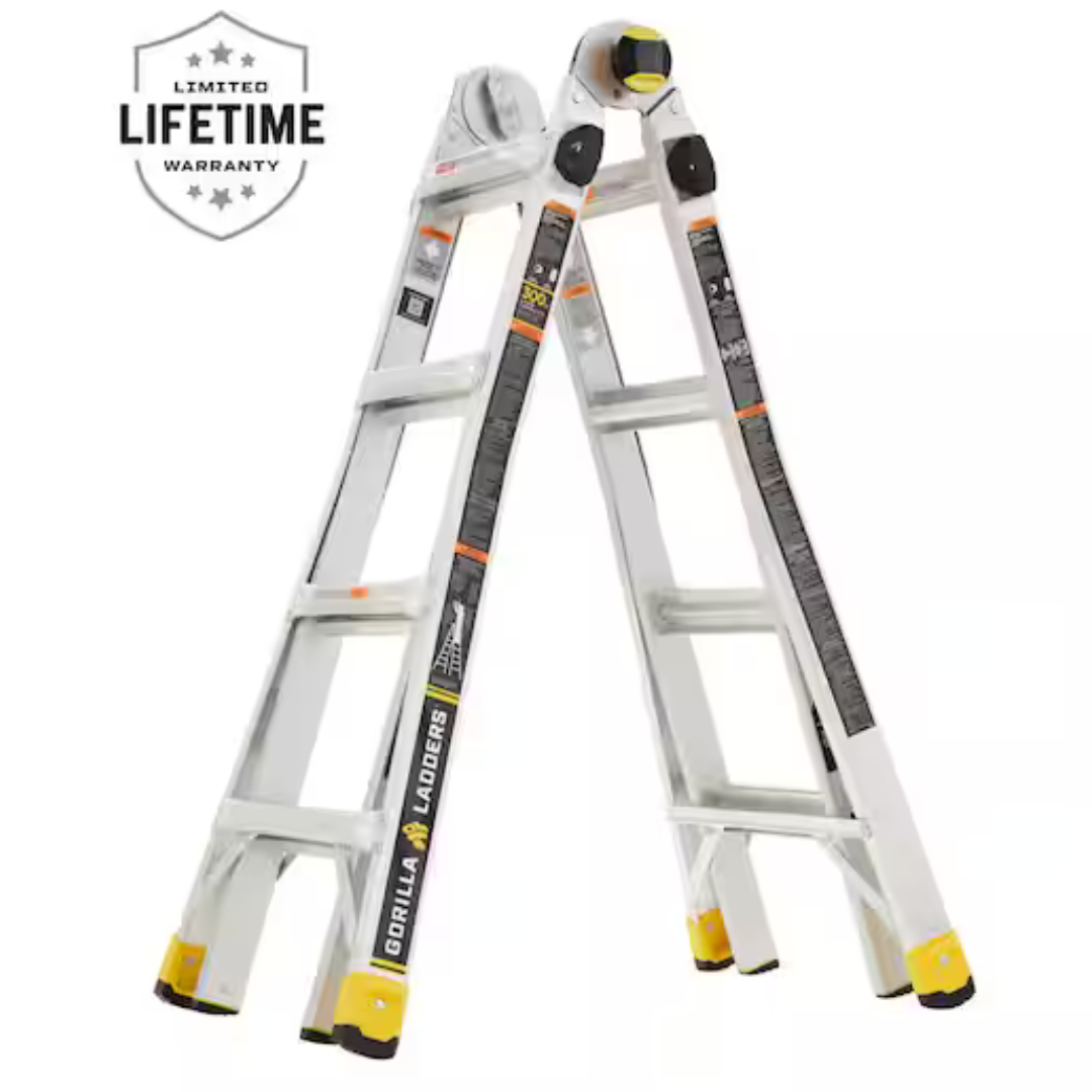 Gorilla Ladders 18ft Reach MPXA Aluminum Multi-Position Ladder