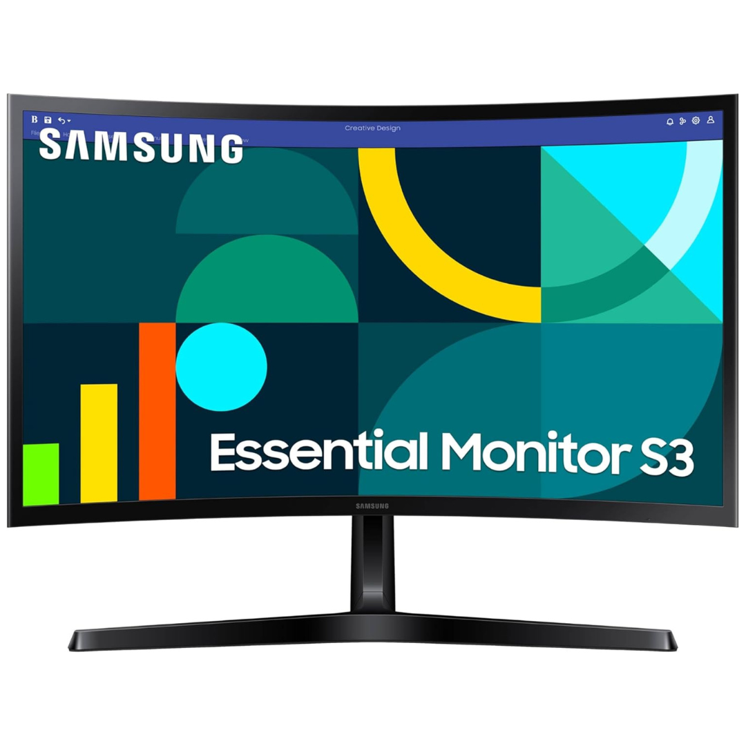 Samsung Essential S3 Series 24" Curved FHD 100Hz 4ms Monitor (2024)