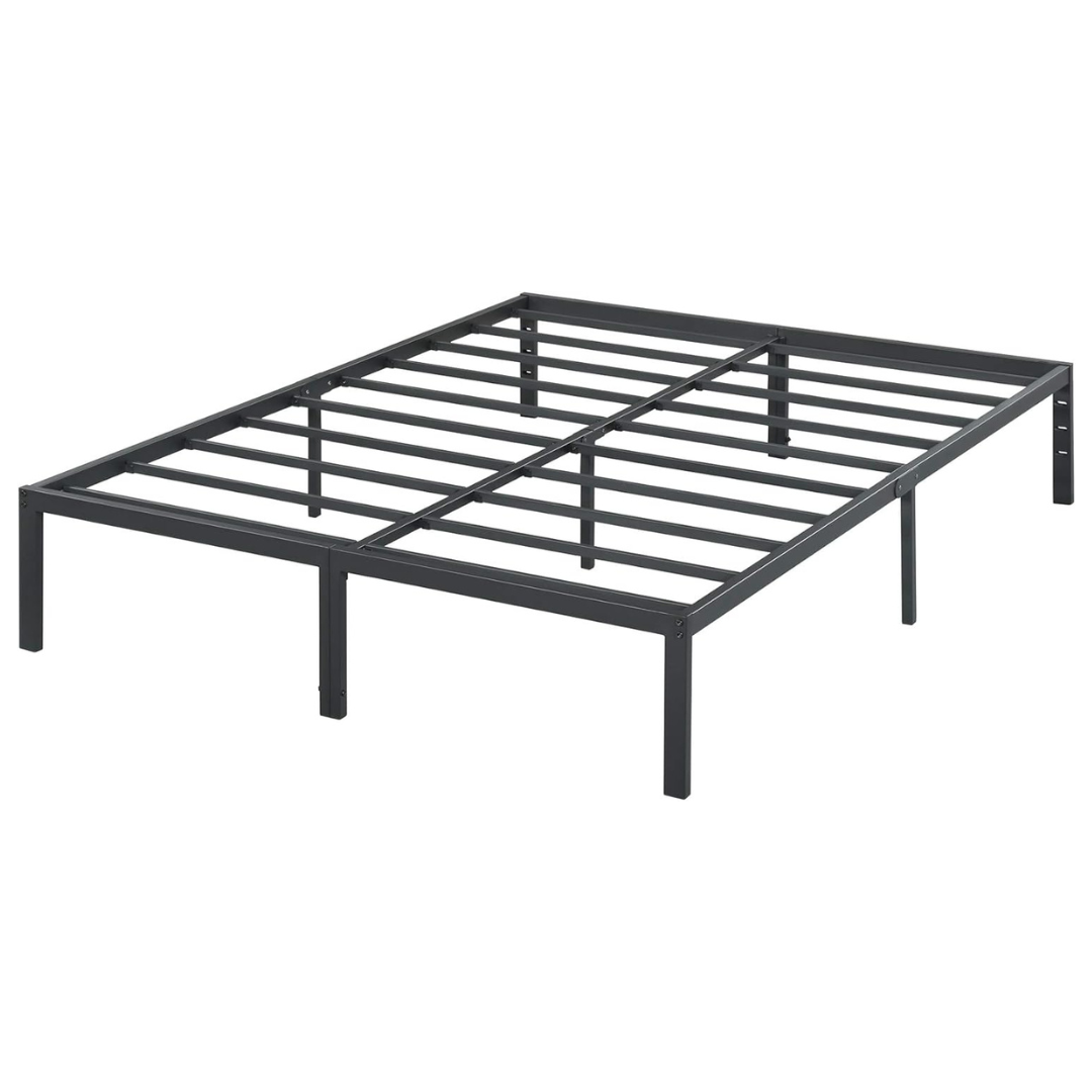 Olee Sleep 14" Heavy Duty King Size Easy Assembly Platform Bed Frame