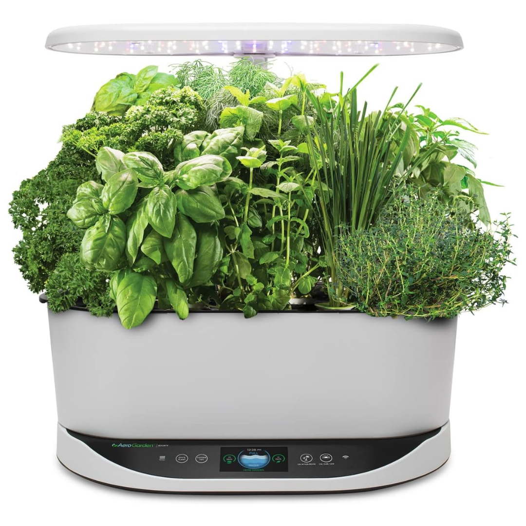 AeroGarden Bounty Indoor Garden with LED Grow Light