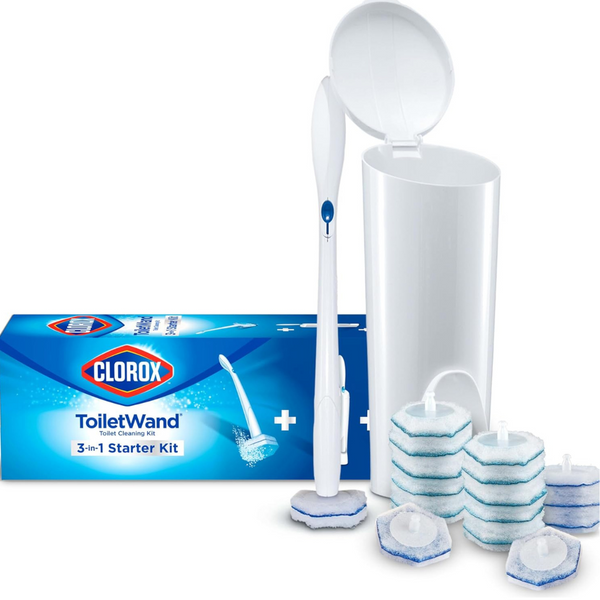 Clorox Disposable Toilet Cleaning System with 16 Refill Heads