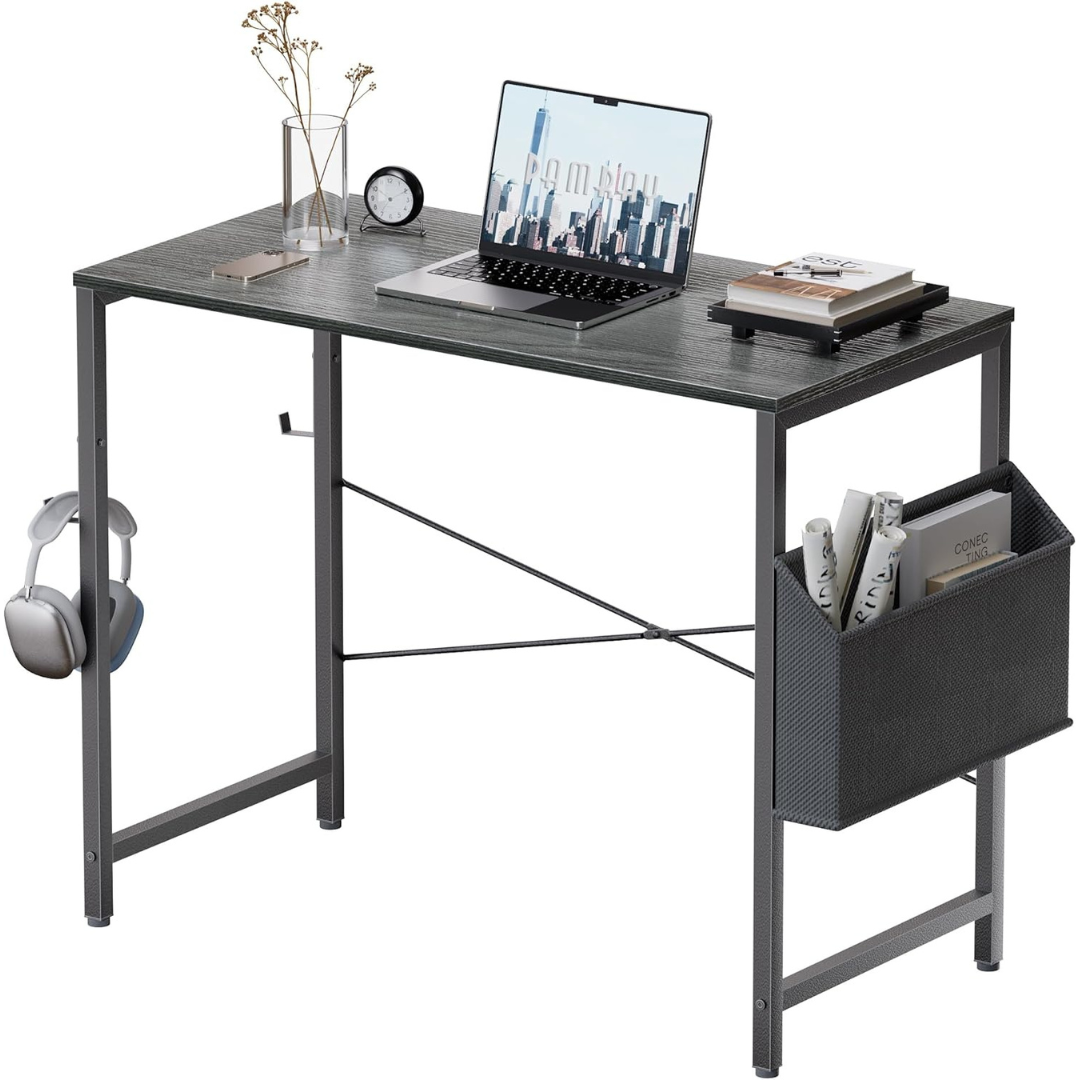 Pamray 32'' Small Spaces Computer Desk with Storage Bag