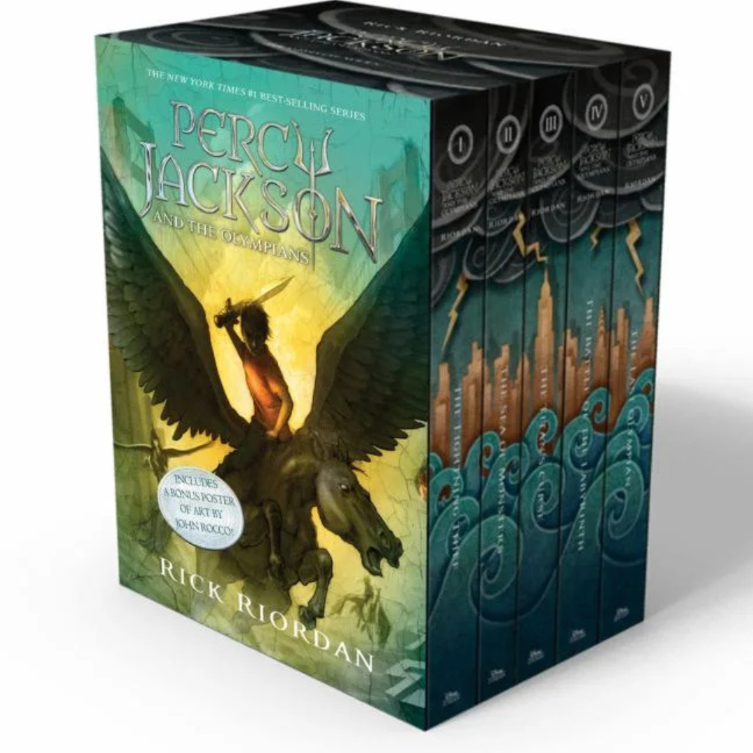 Percy Jackson and the Olympians 5 Book Paperback Boxed Set