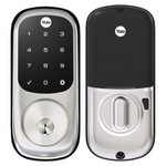 Yale Security Deadbolt Lock SL With Z-Wave, Satin Nickel Keyless Entry Door Lock With Electronic Touchscreen Keypad For Code