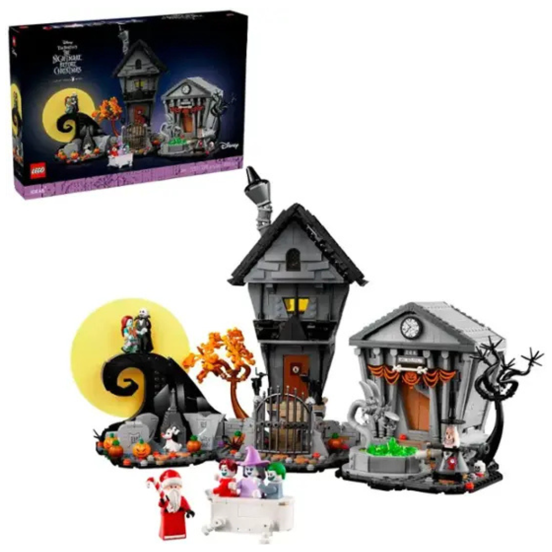 2193-Piece LEGO Ideas Disney Tim Burtons The Nightmare Before Christmas Set (21351)