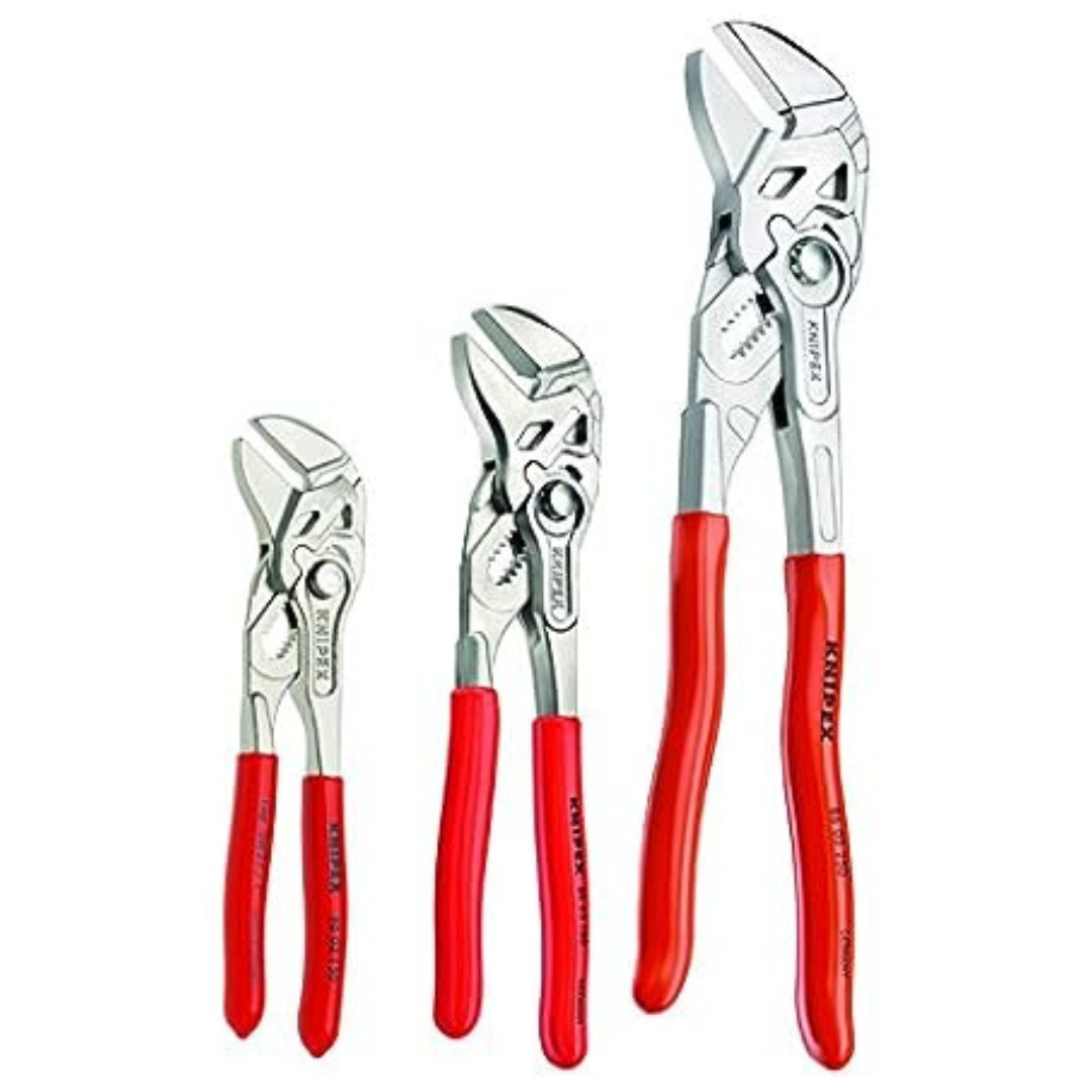 3-Piece Knipex Tools Pliers Wrench Set (6, 7, 10) (9K008045US)