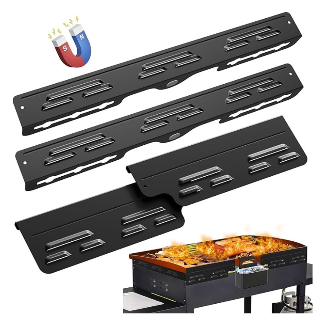 Stainless Steel Magnetic Wind Guards for 28" Blackstone Griddle