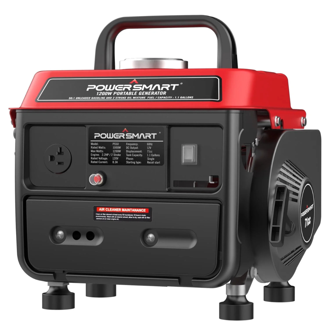 PowerSmart 1200W Gas Fuel Generator Portable Inverter