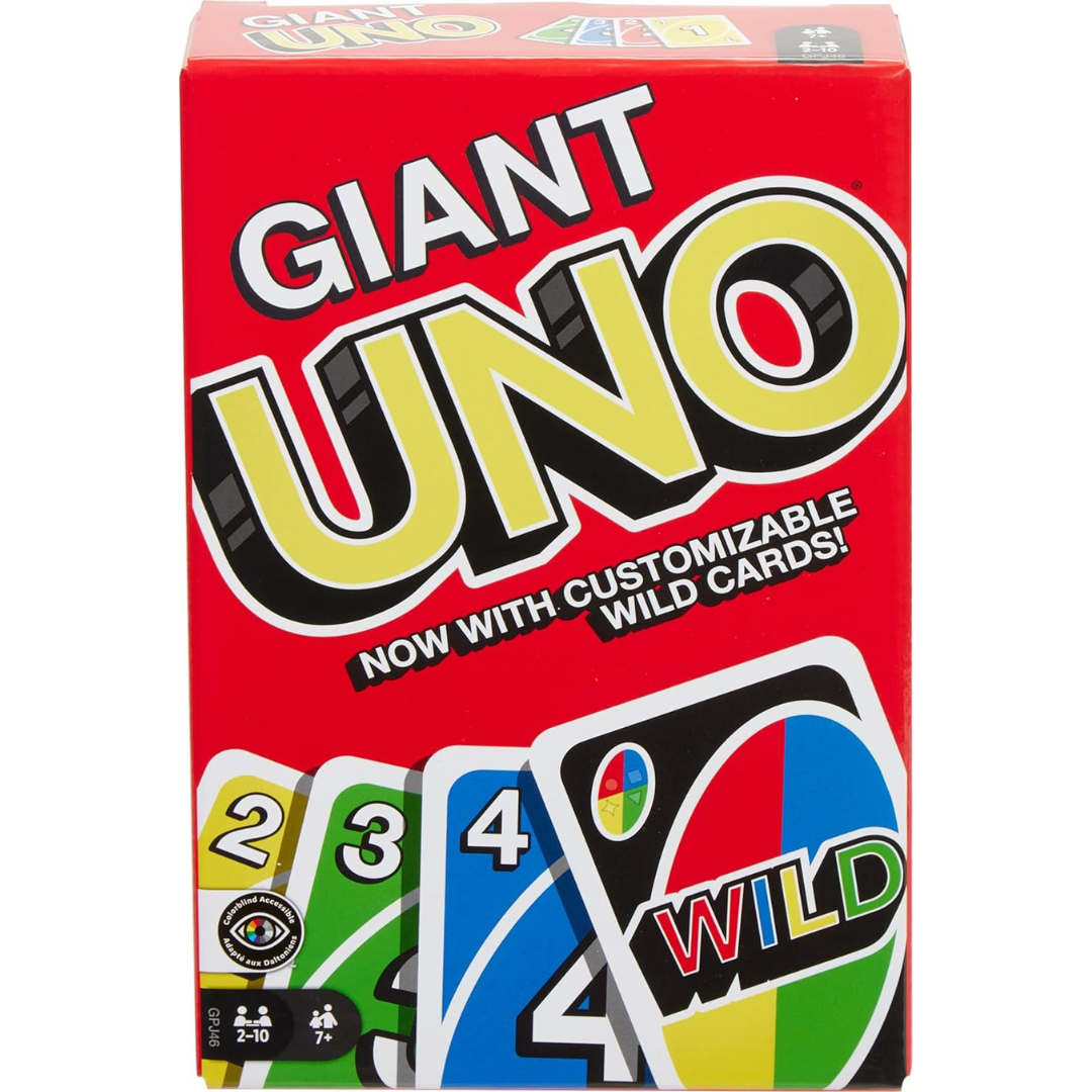 Mattel Classic Giant UNO Family Card Game