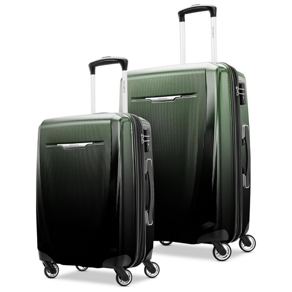 2-Piece Samsonite 3 DLX Hardside Expandable Luggage w/ Spinners