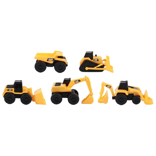 5-Pack Cat Construction Little Machines Great Cake Toppers