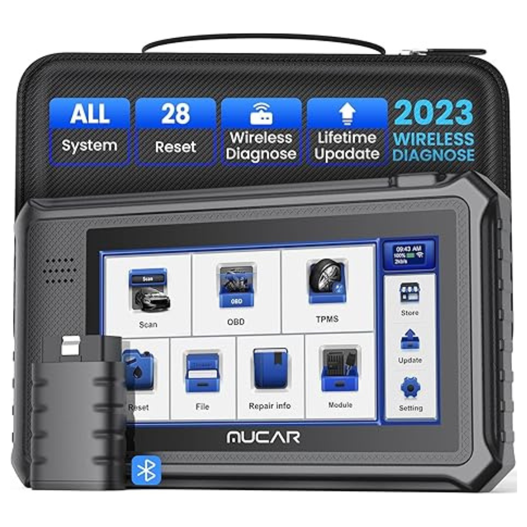 6" HD Touchscreen OBD2 Scanner With 28 Reset Services & Engine System