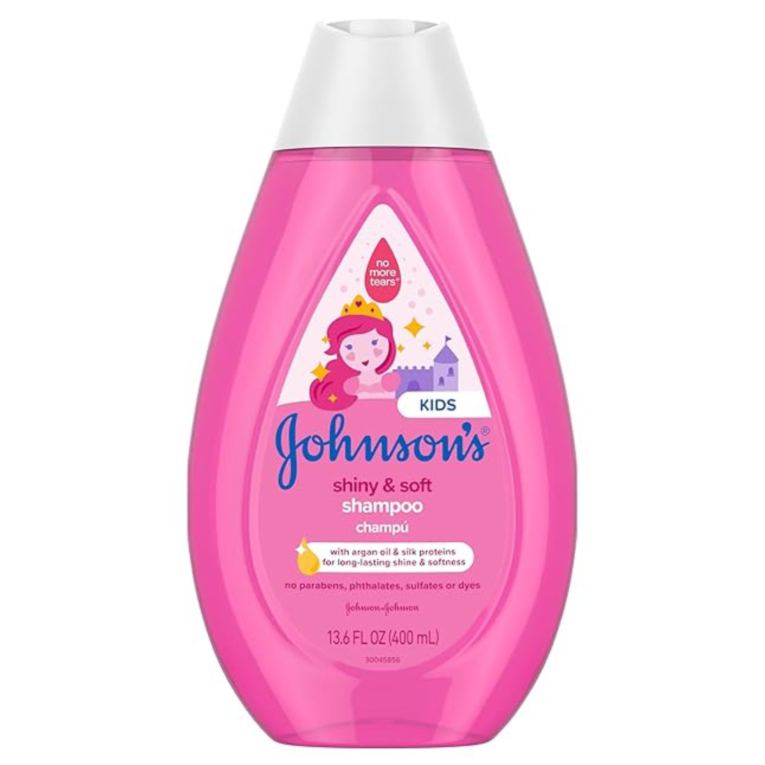 Johnson's Baby Kids' Shiny & Soft Shampoo With Argan Oil (13.6 Fl. Oz)