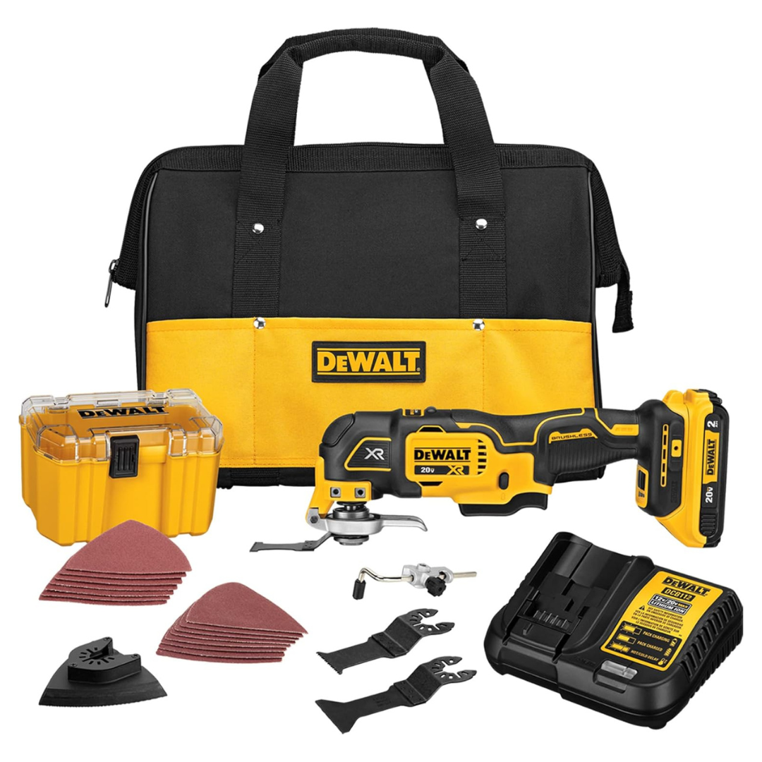 Dewalt 20V MAX XR Cordless Brushless 3-Speed Oscillating Multi Tool Kit