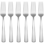 Set Of 6 Oneida Aptitude Everyday Flatware Dinner Forks Silverware Set