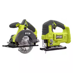 RYOBI ONE+ 18V Cordless 2-Tool Combo Kit With 5-1/2 in. Circular Saw And Jig Saw