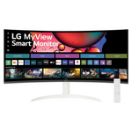 LG 34SR60QC-W 34" Curved MyView Smart 100Hz HDR VA Monitor