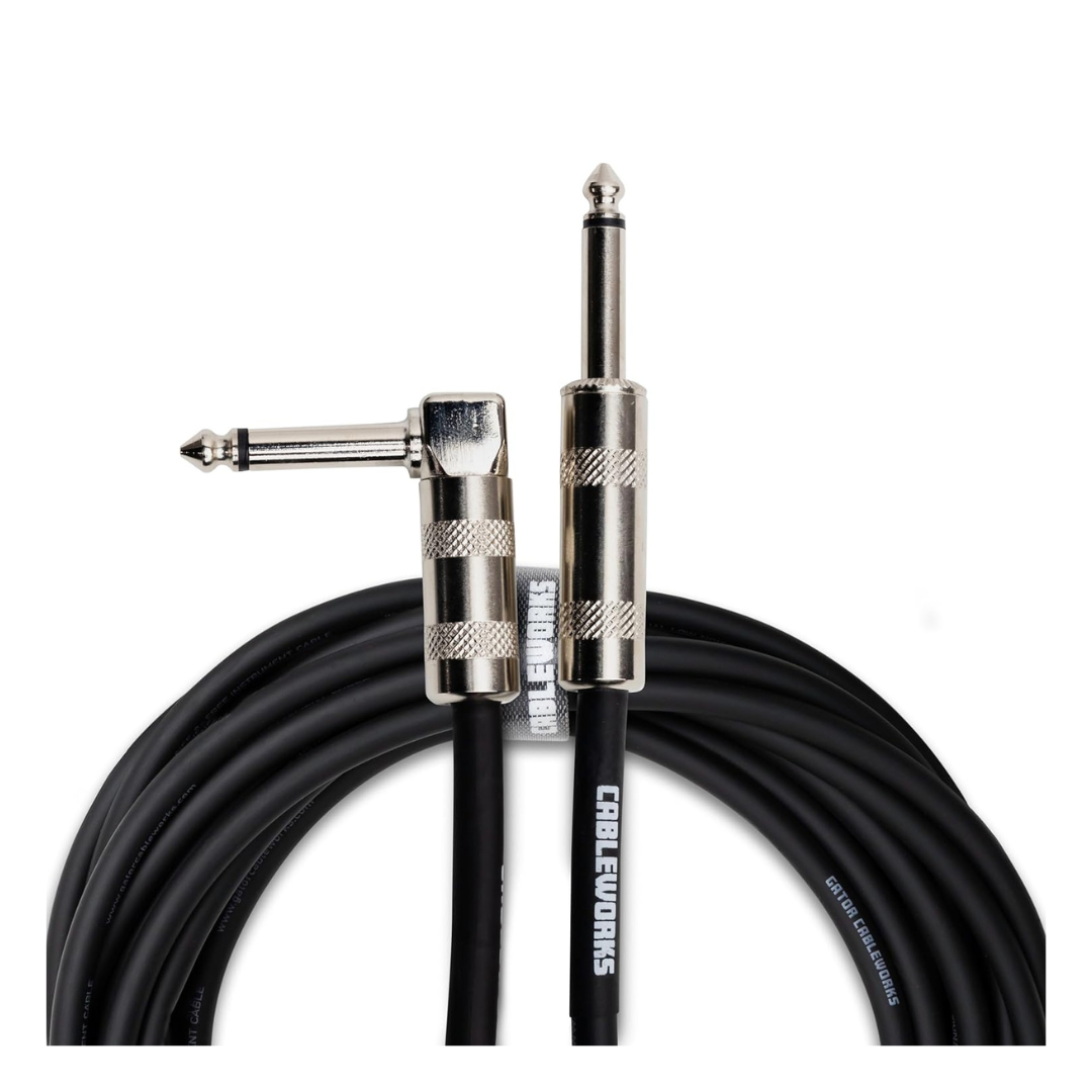 Backline Series Standard 30 Foot Straight To Right Angle instrument Cable